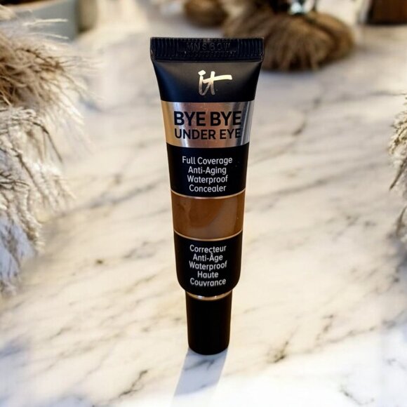 IT Cosmetics NEW Bye Bye Under Eye Anti-Aging Waterproof Concealer 44.0 Deep Nat - Picture 2 of 6